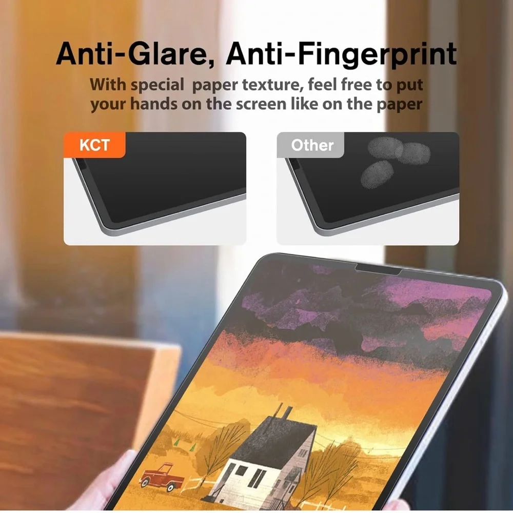 KCT Paperfeel Tempered Glass Screen Protector Compatible with iPad Pro 11 inch